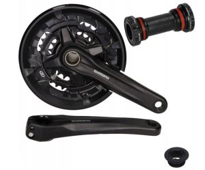 Система TOURNEY AFCMT2103CB422CL 3х/9ск.  44/32/22T 170мм с защ. без,уп черная SHIMANO