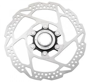 Ротор SHIMANO RT54 160 мм, Center Lock, только для полимерных колодок, ESMRT54S