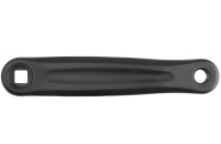 Шатун Prowheel A006N левый 175мм, под квадрат, алюминиевый, черный