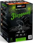 Батарея салютов ZEERGO Звездопад, 16 залпов, Z0830