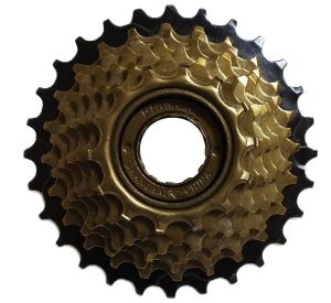 Кассета трещ. 7ск. 00-170107 FREEWHEEL 7х14-28 HG/UG черно-коричневая TRI DIAMOND