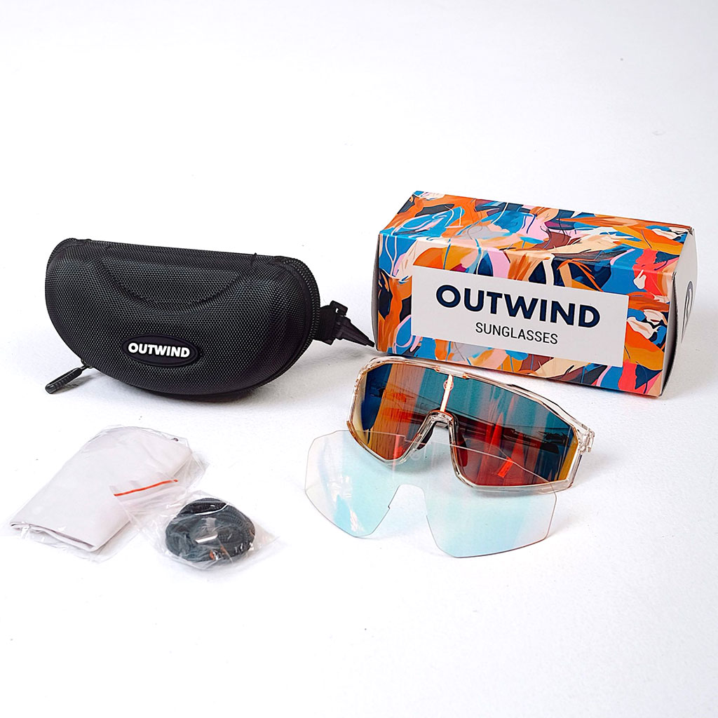 Очки OUTWIND Razer Red спортивные солнцезащитные