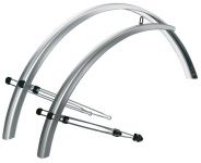 Крылья велосипедные SKS Coммuter ATB, 60 мм, 26", серебристый, 0-10958