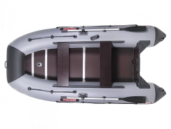 Надувная лодка POSEIDON Викинг VN-360 PRO цвет графитово-черный
