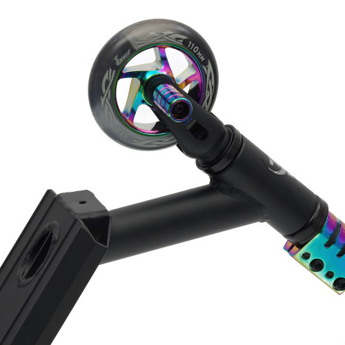 Самокат HAEVNER Klinger, черный матовый/неохром