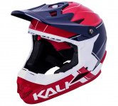Шлем Full Face DOWNHILL/BMX ZOKA Gls Red/Wht/Blu 6отв. KALI