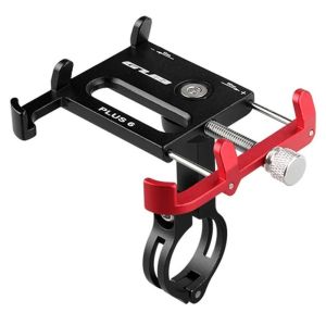 Держатель смартфона на руль GUB PLUS6, красно-черный