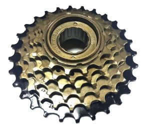 Кассета трещ. 6ск. 00-170106 FREEWHEEL 6х14-28 HG/UG черно-коричневая TRI DIAMOND