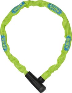Велозамок ABUS Steel-O-Chain 5805K/75см, цепь 5мм, ключ, лаймовый