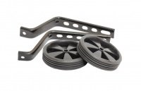 Колеса 00-170301 детские на 12-20" с крепежом балансирные пластиковые 110мм (25) черные