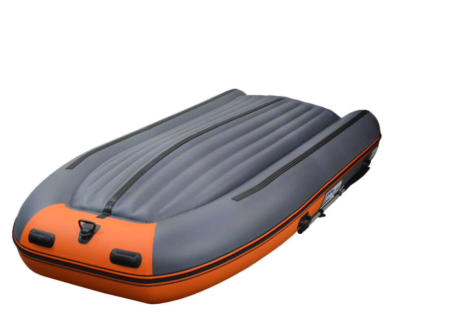 Надувная лодка BOATSMAN BT380A цвет графитово-оранжевый