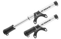 Насос Stels M22-01 ручной алюминиевый, шланг, серебристый