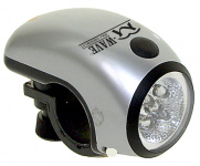 Фара 5д повыш. ярк./2ф серебристая без батар. M-WAVE SALE