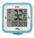 Велокомпьютер M-WAVE 14ф-ций беспровод. цифр. темпер. силикон. сменный корпус синий 5-244713