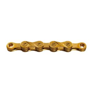 Цепь KMCX9 Ti-N Gold 9 ск., 114 зв., с замком, золотистая 