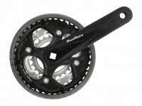 Шатуны SunRace FCM500 под квадрат,под ось 127мм,170мм алюм./,зв.42/34/24 сталь,линия цепи 50м,7-8ск.