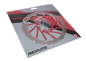 Ротор REPUTE RPT-007B 160мм, под 6 болтов, серебристо-красный