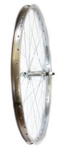 Колесо переднее TRIX 20" гайки/одинар./V-Brake/AV