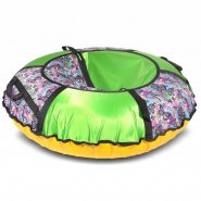 Тюбинг "Ватрушка", 100 см, принт Butterfly Green