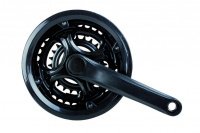 Система 5-351248/351253 пер.7-8скор. алюм/сталь 24/34/42зуб. с защ. шатуны с пласт. покр.170мм черн.