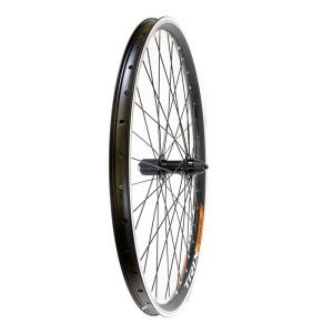 Колесо зад.26 V Касс.8-10ск.эксц.Втулка ал.черн./TRIX дв.фрез.черн.24.1мм 36H AV