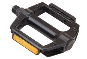 Педали алюминиевые, платформенные, ось 9/16, 107x98 мм, с шипами, MX-P817