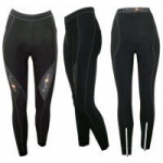 Велоштаны 12-450 женские длинные S-134-C8 с памперсом С8 черные S Funkier