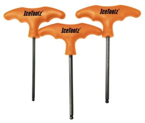 Ключ 6-800198  шестигранный тройной 4/5/6мм T Type Hex Key Set. набор 3шт 70TA IceToolz NEW