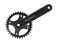 Система SUNRACE M80W с звездой Narrow-Wide 36T, квадрат, 175мм, черная, FCM80W.L0DE.0S0.BX 06-201208