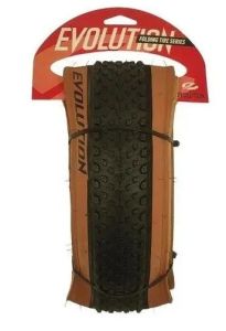 Покрышка EVOLUTION TREV-1136 29"х2.125, складная, черная с коричневой боковиной