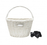 Корзинка Vinca Sport WG 19 плетеная быстросъемная, материал ротанг, цвет-белый, 350*260*220