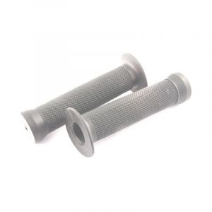 Ручки 3-458 на руль С83 резин. BMX 135мм торц. защита+защита от проскальз серые CLARK`S