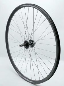 Колесо заднее 28" VD, гайки, трещотка 7 ск., диск, промподшипники