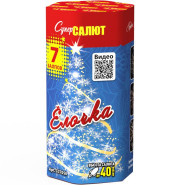 Батарея салютов Ёлочка, 7 залпов, СС7050