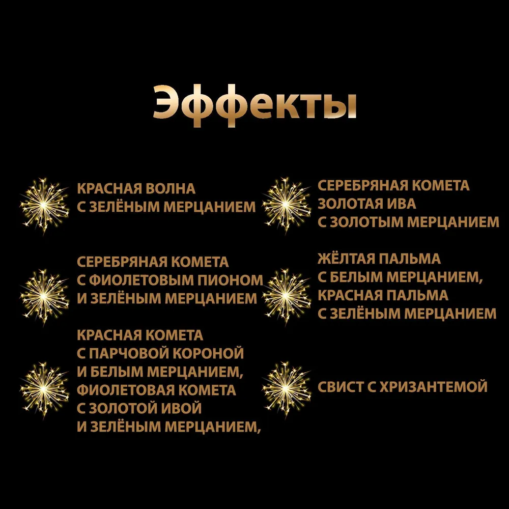 Батарея салютов ZEERGO Дед Каприо Веер, 36 залпов, Z2092