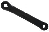 Шатун левый 170 мм алюминиевый ПОД КВАДРАТ серебристый