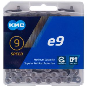 Цепь KMC e9 EPT EcoProTeQ 9 ск., 136 зв., с замком, с антикор. покр., для E-Bike