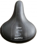 Седло Vinca Sport VS 63 комфорт черное 270*220 мм