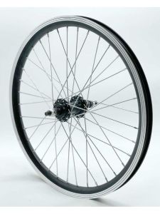 Колесо заднее 20" GJ-AL-015CSW 19/36H/Гайка/Трещ7ск/AV