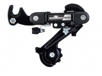 Суппорт/перекл.зад 5ск. RDM15.LDB0.ES4.HP M15 5 скоростей, 13T-28T, длинная лапка, под резьбу, с переходников под крюк в комплект. SUNRACE