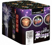 Батарея салютов MAXSEM Bingo, 12 залпов, GW218-74