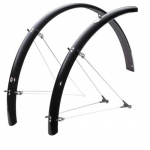 Крылья полноразмерные SKS Bluemels металлопластиковые SKS-10112 ширна 53мм, 28", черные, Trekking