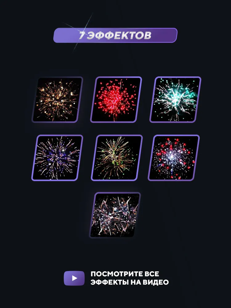 Батарея салютов Дед весельчак (0.8х100), СС7283