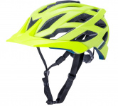 Шлем ENDURO/MTB LUNATI 25отв. MatFluoYlw S/M 54-58см с крепл. камеры, ярко-жёлт, CF. KALI