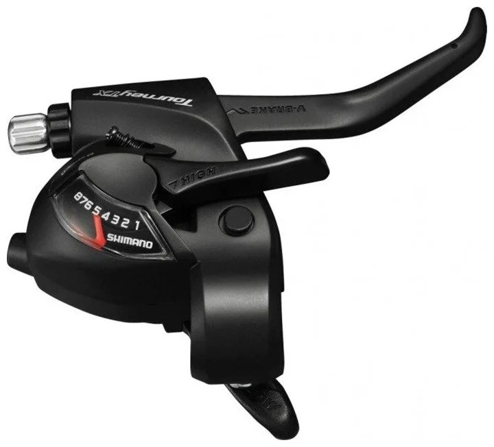 Переключатель SHIMANO ASTTX800R8AL Tourney, TX800, прав., 8ск, тр. 2050мм, цв. черн.