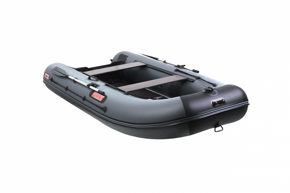 Надувная лодка POSEIDON Викинг VN-360 PRO цвет графитово-черный