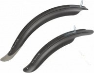 Крылья M-Wave, пластик, 16-20", черный, 5-386033