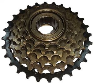 Трещотка, 6 ск., коричневая