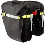 Сумка 8-15000079 на багаж. A-N495 боковая V=12/19л доп. крючки и ремни с плеч. ремнем черная AUTHOR