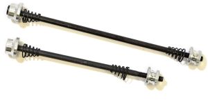 Эксцентрики KENLI под шестигр перед/зад д/перед колеса М5x120мм  д/задн колеса М5x150мм черн KL-806A